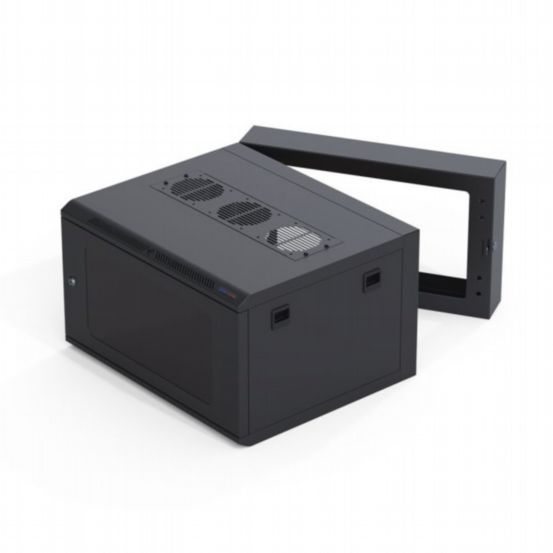 Penn Elcom Racks Wall Mount 6U Double Hinged Wall Mount Rack Enclosure M6 R6406RHF-M6