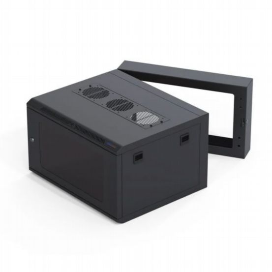 Penn Elcom Racks Wall Mount 6U Double Hinged Wall Mount Rack Enclosure M6 R6406RHF-M6