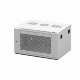 Penn Elcom Penn Elcom Racks Wall Mount Rack Enclosure 6U 450mm/17-72 Inch Deep M6 Rack Rail White Perf Door