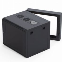 Penn Elcom Penn Elcom Racks Wall Mount 9U Double Hinged Wall Mount Rack Enclosure M6 R6409RHF-M6
