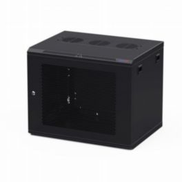 Penn Elcom Penn Elcom Racks Wall Mount Rack Enclosure 9U 450mm/17-72 Inch Deep M6 Rack Rail Black Perf Door