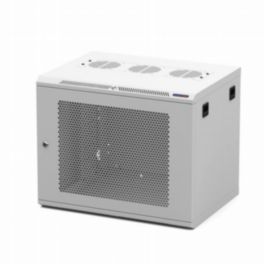 Penn Elcom Penn Elcom Racks Wall Mount Rack Enclosure 9U 450mm/17-72 Inch Deep M6 Rack Rail White Perf Door