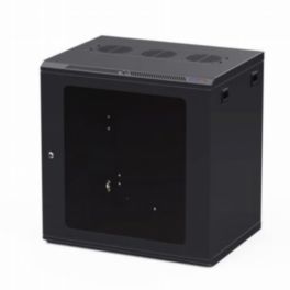 Penn Elcom Penn Elcom Racks Wall Mount Rack Enclosure 12U 450mm/17-72 Inch Deep M6 Rack Rail Black Glass Door