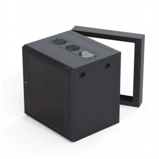 Penn Elcom 12U Double Hinged Wall Mount Rack Enclosure