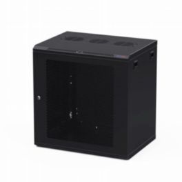 Penn Elcom Penn Elcom Racks Wall Mount Rack Enclosure 12U 450mm/17-72 Inch Deep M6 Rack Rail Black Perf Door