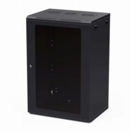 Penn Elcom Penn Elcom Racks Wall Mount Rack Enclosure 18U 450mm/17-72 Inch Deep M6 Rack Rail Black Glass Door