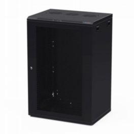Penn Elcom Penn Elcom Racks Wall Mount Rack Enclosure 18U 450mm/17-72 Inch Deep M6 Rack Rail Black Perf Door