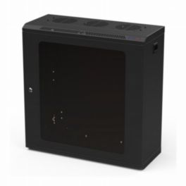 Penn Elcom Penn Elcom Racks Wall Mount Wall Mount Rack 12U 250mm/9-84 Inch Deep Glass Door R6425