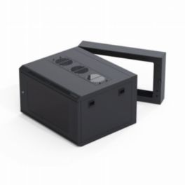 Penn Elcom Penn Elcom 6U Double Hinged Wall Mount Rack Enclosure with 10/32 Threaded Rails