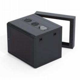 Penn Elcom Penn Elcom 9U Double Hinged Wall Mount Rack Enclosure with 10/32 Threaded Rails