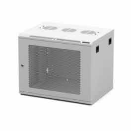 Penn Elcom Penn Elcom 9U 450mm Deep White Wall Mount Rack – 10/32 Threaded Rails & Vented Front Door