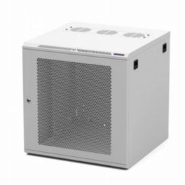 Penn Elcom Penn Elcom Racks Wall Mount WM Rack 600mm x 12U Vented Door M6 Black R6612V-M6 - White