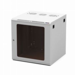 Penn Elcom Penn Elcom Racks Wall Mount WM Rack 600mm x 12U Glass Door 10-32 White R6612W-1032