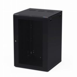 Penn Elcom Penn Elcom Racks Wall Mount WM Rack 600mm x 18U Vented Door M6 Black R6618V-M6