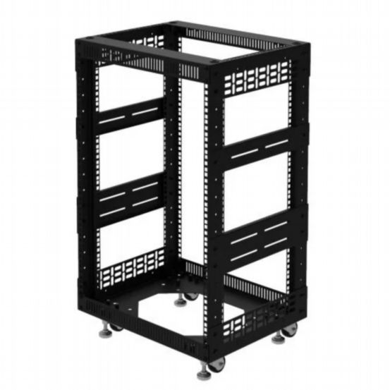 Penn Elcom 15U Open Tower System with Square Hole Rails – 400mm Deep