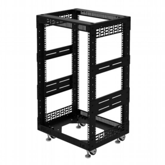 Penn Elcom 16U Open Tower System with Square Hole Rails – 400mm Deep