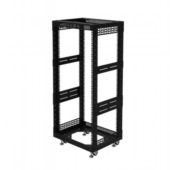 Penn Elcom 22U Open Tower System with Square Hole Rails – 400mm Deep