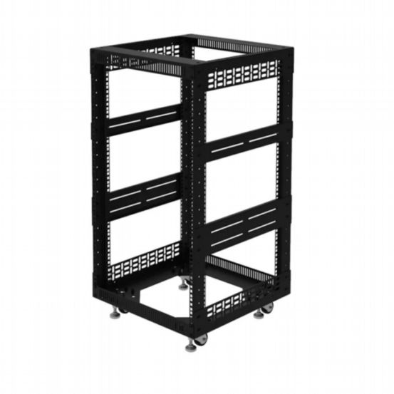 Penn Elcom 18U Open Tower System with Square Hole Rails – 510mm Deep