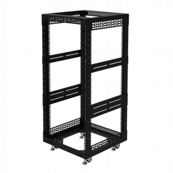 Penn Elcom 22U Open Tower System with Square Hole Rails – 510mm Deep