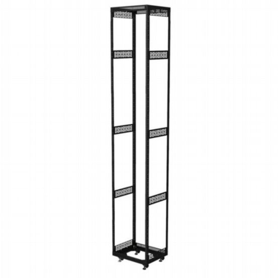 Penn Elcom 42U Slim Open Tower Rack with 10/32 Rails – 400mm Deep