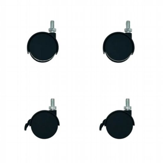 Penn Elcom Rack Flat Packs 4 Pcs Light Weight Plastic Castor Set for R8400 R8480