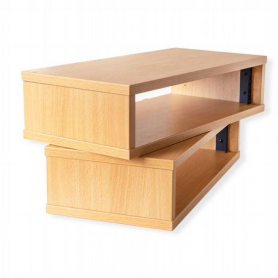 Penn Elcom 4U 250mm Deep Beech Wood Rack Credenza with M6 Rails