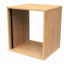 Penn Elcom Penn Elcom 12U 450mm Deep Beech Wood Rack Credenza with M6 Rails