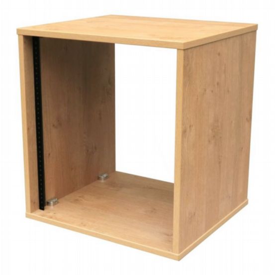 Penn Elcom 6U 450mm Deep Beech Wood Rack Credenza with M6 Rails