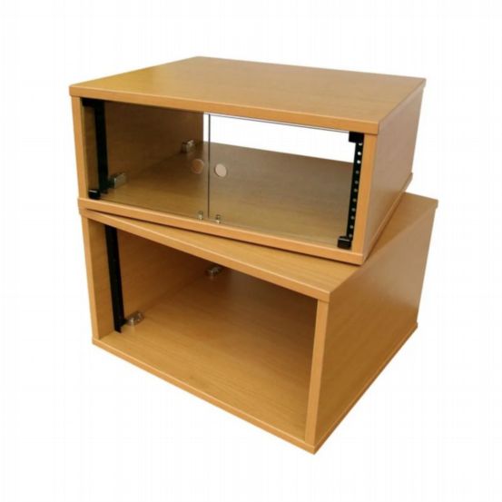Penn Elcom Rack Credenza 16U Oak 470mm