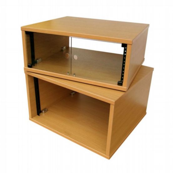Penn Elcom Rack Credenza 8U Oak 470mm