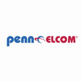 Penn Elcom Penn Elcom 8U Rack Strip – M6 Tapped Black Rack Rail