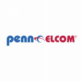 Penn Elcom Penn Elcom 8U Rack Strip – M6 Tapped Black Rack Rail