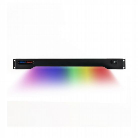 Penn Elcom 1U LED Multicolour + White PowerCON Rack Light with UK Plug