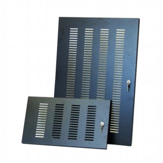 Penn Elcom 12U Steel Vented Locking Front Door for the Contractor Rack Series