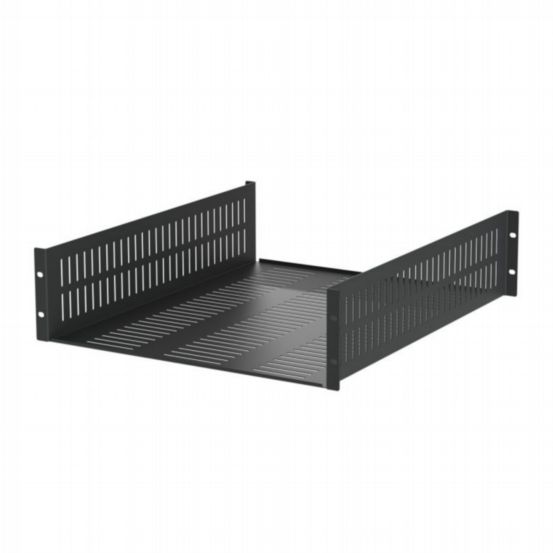 Penn Elcom 3U Vented 558mm Deep Rack Shelf with Front & Rear Mounting