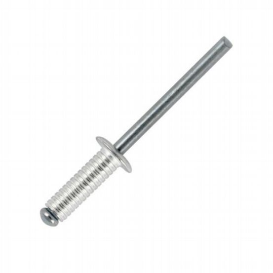 Penn Elcom 14.4mm Long Grooved Rivet with Aluminium Body and Steel Mandrel (4.8mm)
