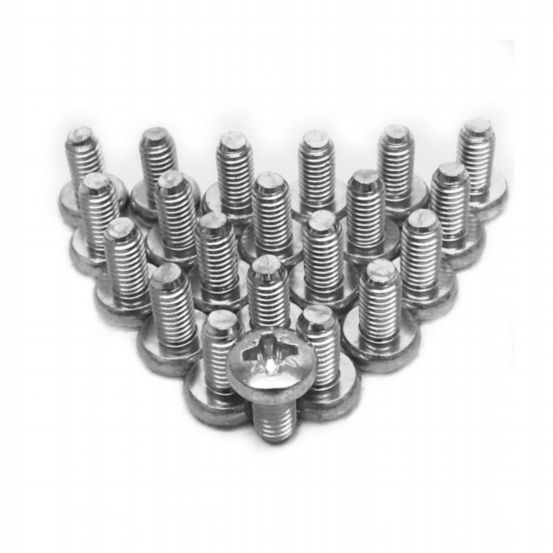 Penn Elcom Pack of 50 x M6 Zinc Pozi Head Screws (12mm)