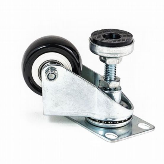 Penn Elcom 50mm Swivel Castor with Integrated Adjuster Foot