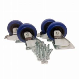 Penn Elcom Penn Elcom 4 Castor Kit + Fixings 100mm