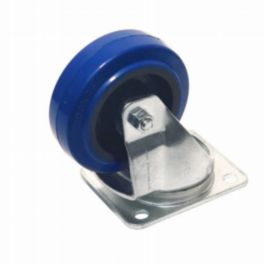 Penn Elcom Penn Elcom 100mm Swivel Castor with Blue Rubber Wheel