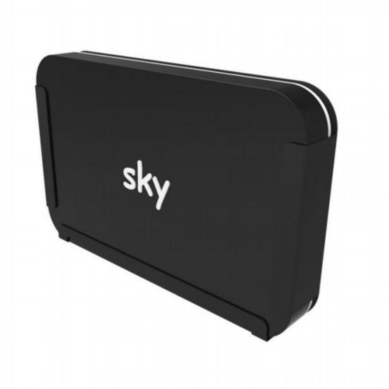 Penn Elcom Sky Q 1TB Box Wall Mount Bracket (Black)