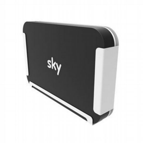 Penn Elcom Sky Q 2TB Box Wall Mount Bracket (White)