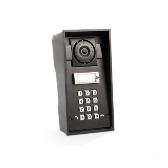 Heavy Duty Surface Mount Gate Station with Keypad - Black