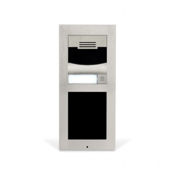Savant Flush Mount Double Height Door Station - Nickel