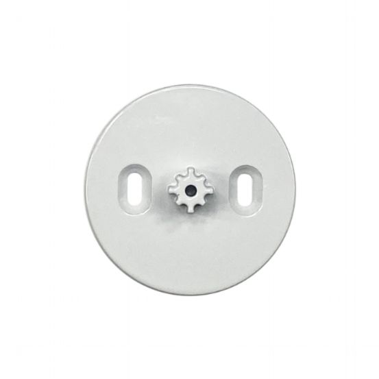 INSIDE MOUNT MANUAL DRIVE (WHITE POWDER COAT)