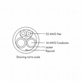 Savant 500 FOOT 4-CONDUCTOR WIRE SPOOL (PLENUM)