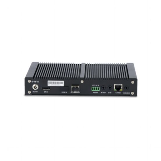 IP VIDEO SINGLE INPUT TRANSMITTER 4K WITH CONTROL (FIBER)