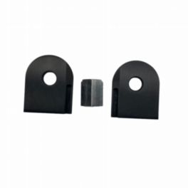 Savant 90 DEGREE LEFT AND RIGHT CORNER IDLER SET (BLACK ALUMINUM)