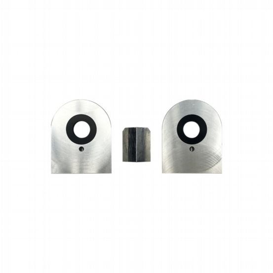 90 DEGREE LEFT AND RIGHT CORNER IDLER SET (SILVER ALUMINUM)