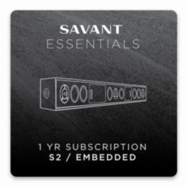Savant Essentials 1 Year Subscription (S2 or Embedded)